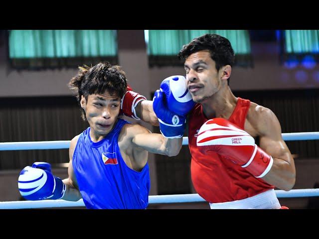 Jay Bryan Baricuatro (PHI) vs. Lal Prasad Upreti (NEP) Asian Boxing Championships 2024 QF's (48kg)