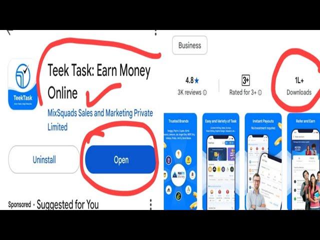 TeekTask App Se Paise kaise Kamaye | TeekTaskApp Withdrawal Proof | TeekTask Earning App %