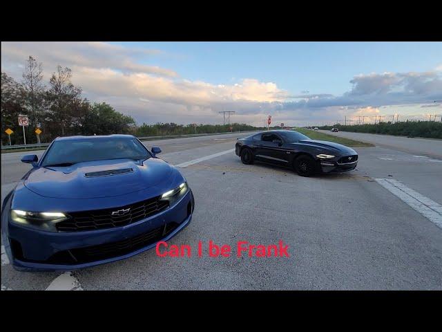 Camaro LT1 Ported LT2 Mani Headers E85 vs Mustang GT Ported Manifold Headers E85 Both 10 Speed