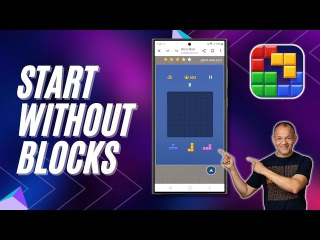 How to Start Without Blocks in Block Blast (Android)