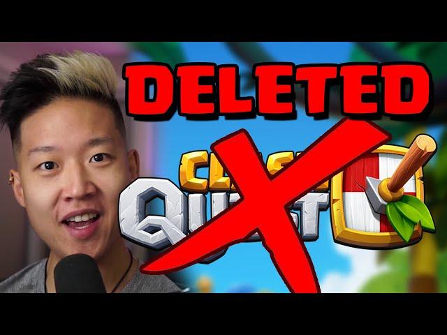 clash quest deleted 