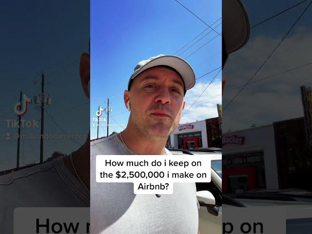 $2,500,000 on Airbnb. How much I get to keep. My airbnb income explained.