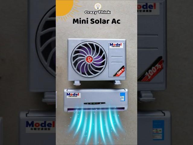 Top 2 Miniature Solar Air Conditioner Unboxing & Test Video #shorts
