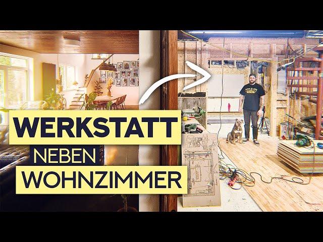 Building a workshop next to the living room (+ Subtitles) - My plan - Meister Megerle