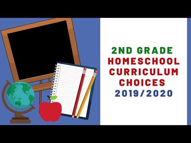 2019 / 2020 Homeschool curriculum **RE-UPLOAD to include whole video***