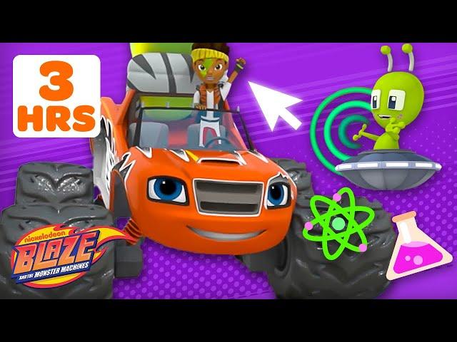 3 HOURS of Blaze Using STEM on Rescue Missions and Adventures!  | Blaze and the Monster Machines