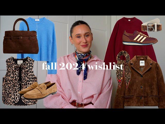 Fall Wishlist 2024 | what to wear this fall