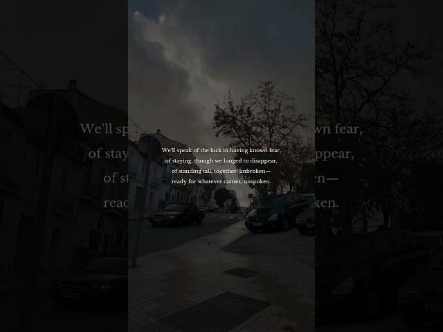 We know fear.