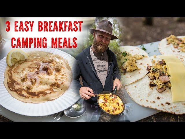 3 Easy Breakfast Camping Meals