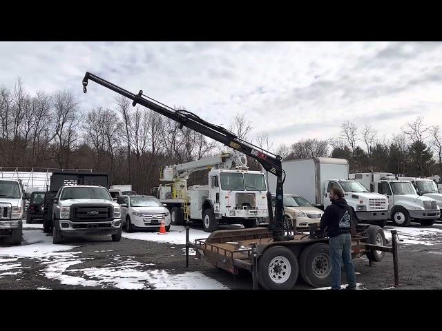 Lewis Motor Company - BIGMAX TC260.3 3500LB Knuckle Boom Crane Trailer Mounted for sale on eBay!