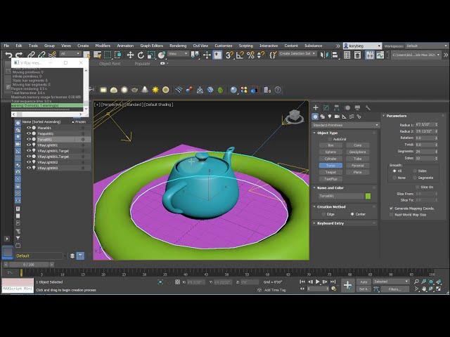 3ds Max Tutorial: VRay Lights