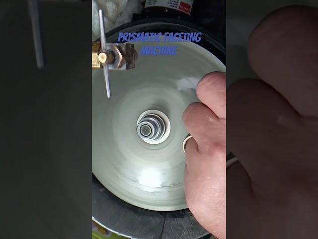 prismatic faceting machine. #faceting #gemstone #gemcutter #lapidary