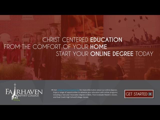 Register for Online Classes! | Fairhaven Baptist College