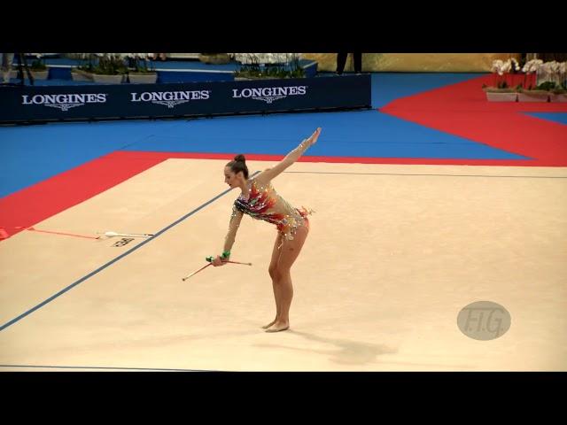 HALKINA Katsiaryna (BLR) - 2018 Rhythmic Worlds, Sofia (BUL) - Qualifications Clubs