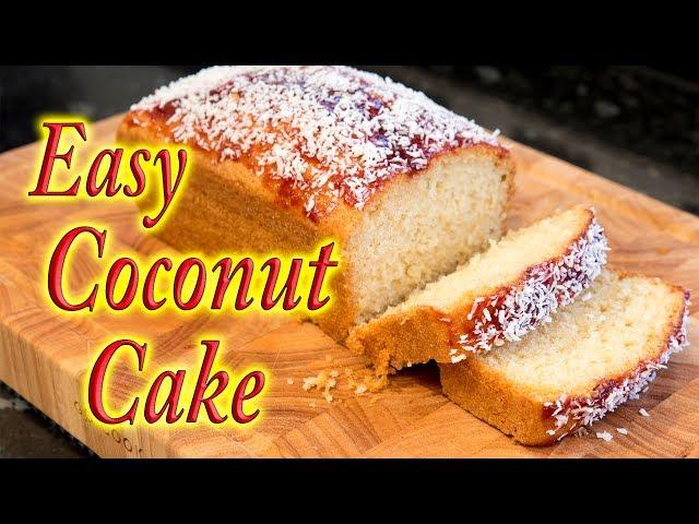 Coconut cake, simple easy and quick to make.