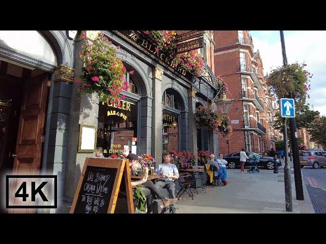 West London Walk in Earls Court 'Little Manila' from West Brompton [4K, 360° Sound]