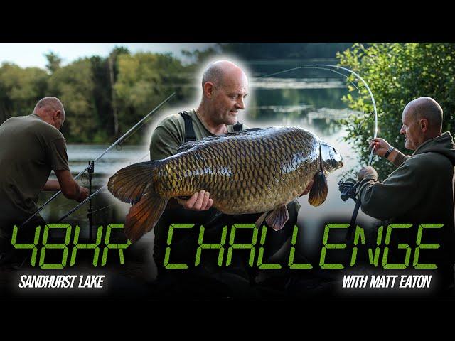 HOW TO CATCH HUGE CARP FROM WEEDY LAKES | Matt Eaton's 48 hour challenge at Sandhurst Lake!