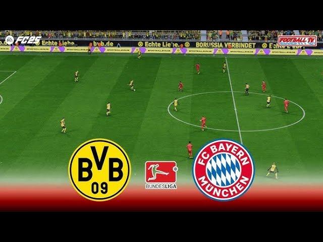 Borussia Dortmund vs Bayern Munich | Bundesliga 24/25 | Full Match | FC 24 Game Simulation