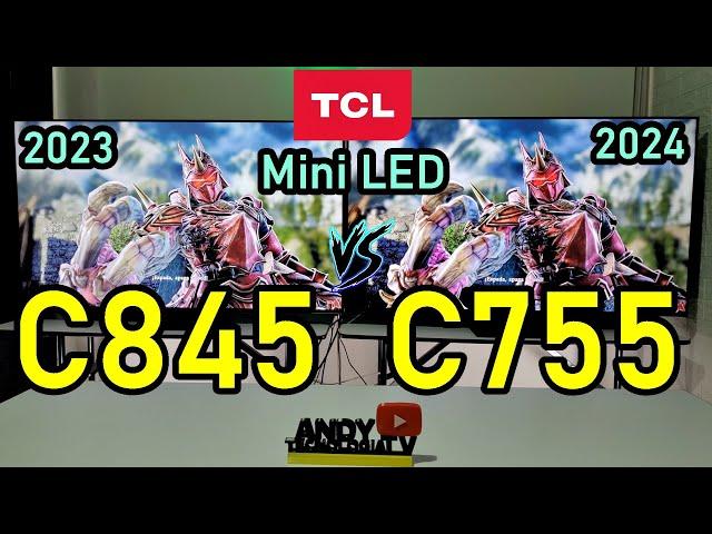 TCL C845 vs C755: Smart TVs 4K Mini LED / 4K 144Hz / Dolby Vision / HDMI 2.1