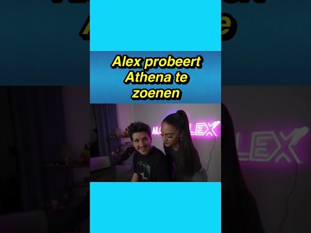  Alex probeert Athena te zoenen in vlog Gio #gio #alex #athena #vlog