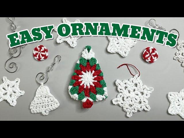 5 FAST and Festive Crochet Ornaments  ️