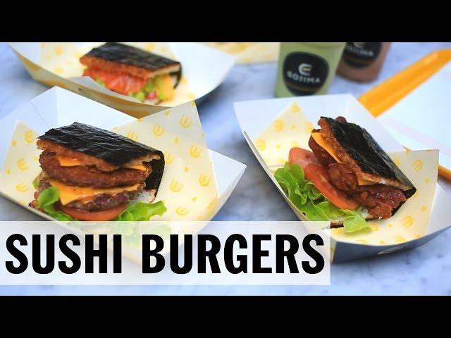 When SUSHI meets BURGER (via Li-Chi Pan) | Food Network