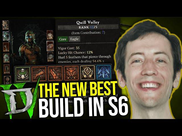 Diablo 4 - BEST BUILD in S6: Quill Volley Spiritborn