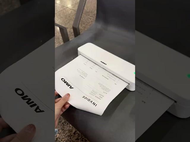 No ink! You can print anything, anywhere, anytime!#business #trip #printer #portable #outdoors #item