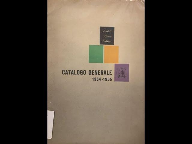 Fratelli Bocca Editori 1744 -1958 Storie di Prime Edizioni  - Capitolo 4