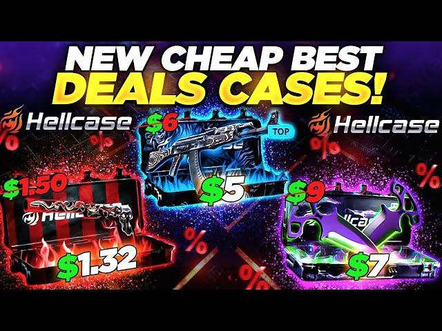 NEW CHEAP BEST DEALS CASES ON HELLCASE !! ?! ! HELLCASE PROMO CODE 2025 ! HELLCASE CASE OPENING !