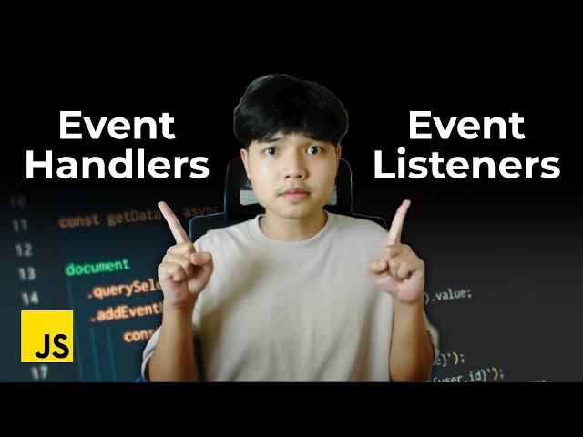 Event Handlers vs Event Listeners in JavaScript ‍