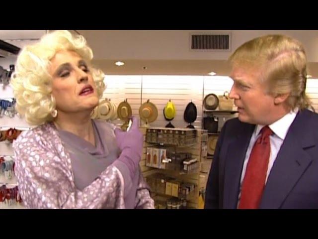 Long Lost Footage Shows Rudy Giuliani Dressed In Drag with Donald Trump