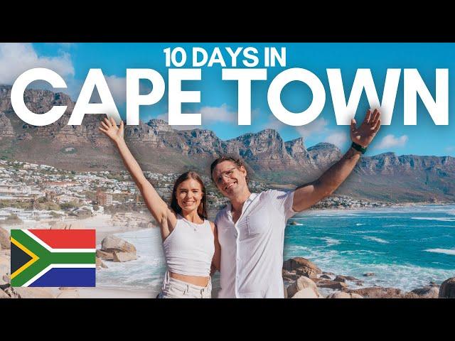 How to travel CAPE TOWN | The PERFECT 10-Day itinerary