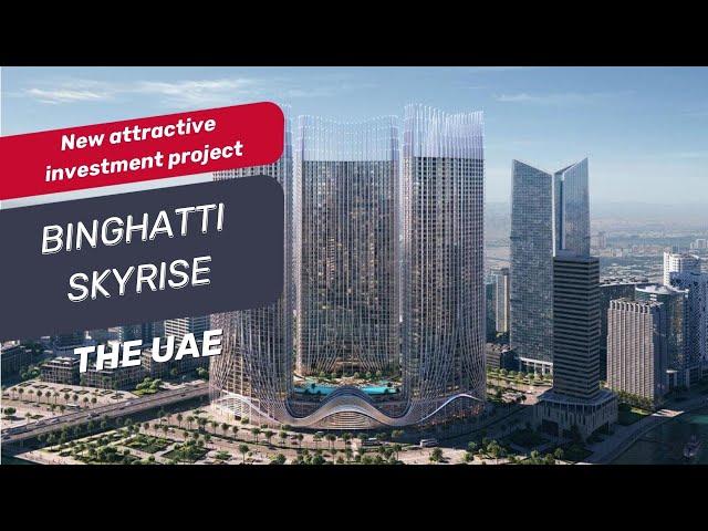 Binghatti Skyrise residential development in Business Bay in Dubai