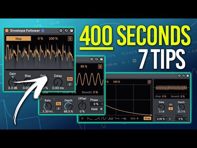 7 advanced ABLETON TIPS in 400 seconds!