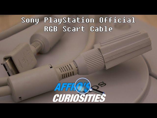 The Sony Official RGB SCART Cable For PS1, PS2 & PS3 - Affro's Curiosities