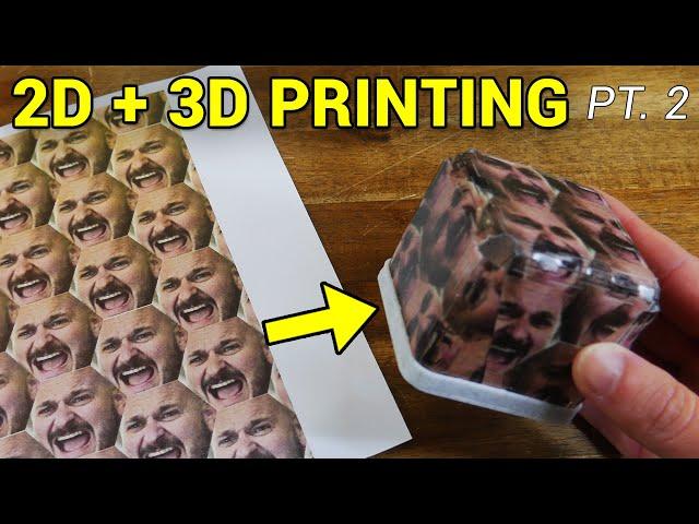 Full colour first layers on your 3D prints part 2 - Laser and inkjet printers too!