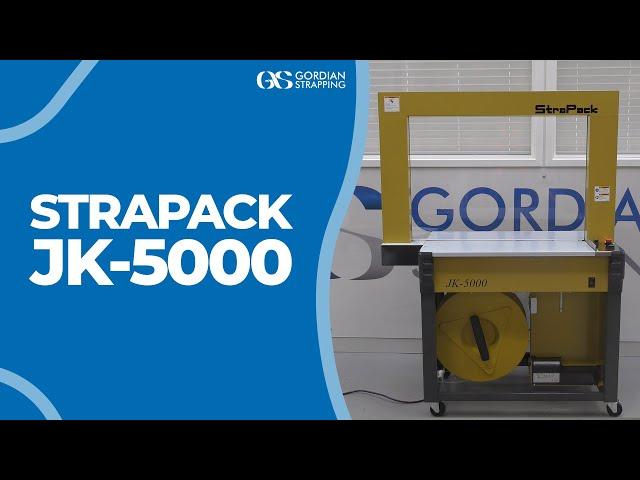 StraPack JK-5000 Automatic Strapping Machine | Gordian Strapping