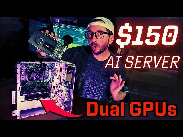 SUPER Cheap Ai PC - Low Wattage, Budget Friendly, Local Ai Server with Vision