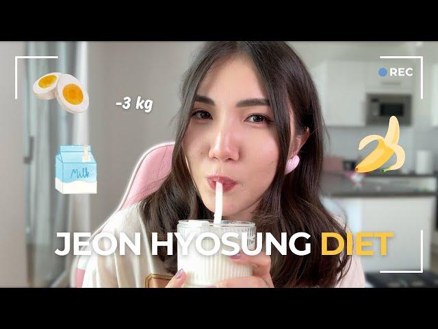 Jeon Hyo Sung Banana Milk Diet: -3 cm in the waist in 3 days