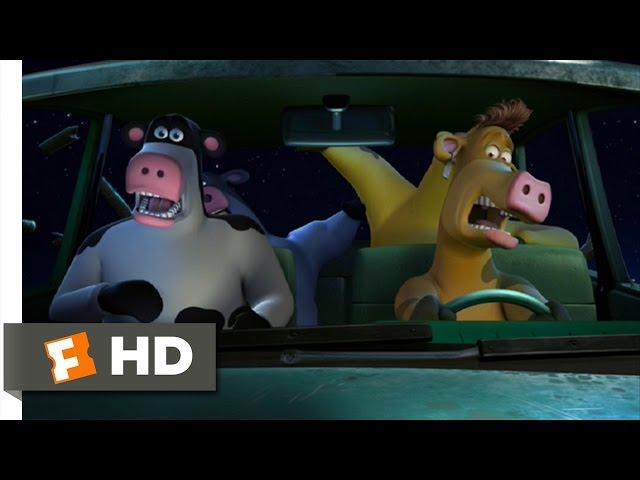 Barnyard (8/10) Movie CLIP - A Cow In Our Car! (2006) HD