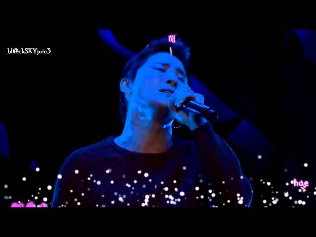 XIA Junsu - Love Is Like Snowflake LIVE [hangul / roman / eng sub]