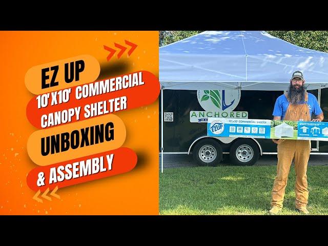 EZ UP Commercial Canopy: Unboxing & Setup in Minutes!