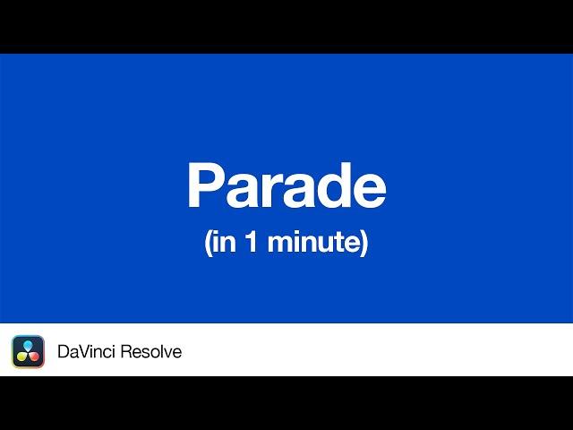 How to read the Parade video scope | 1 Minute Tutorial