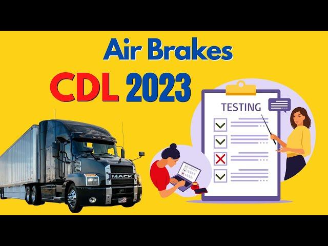 CDL EXAM 2023 AIR BRAKES - Questions and Answers from the DMV