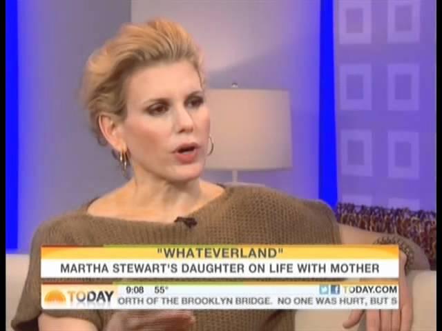 jenny hutt on TODAY show with alexis stewart 10.24.11 talking WHATEVERLAND book.