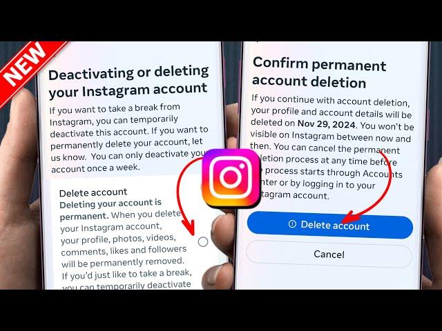 How to DELETE Instagram Account PERMANENTLY 2025 | Instagram Account DELETE kaise kare PERMANENTLY