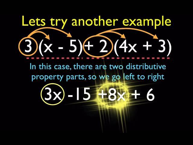 Combining Like Terms and the Distributive Property - Next Level Problems