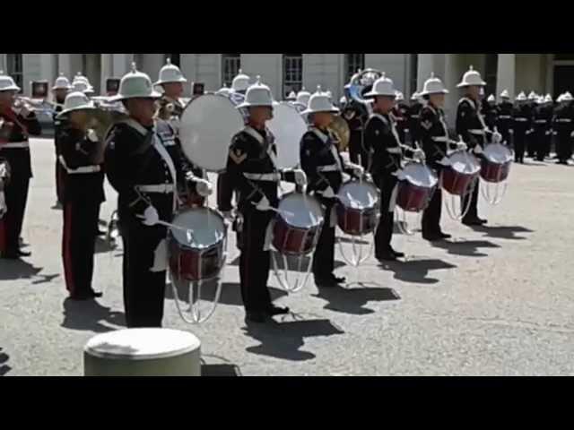 changing of the guard, royal marines first guard mount 17/6/2014