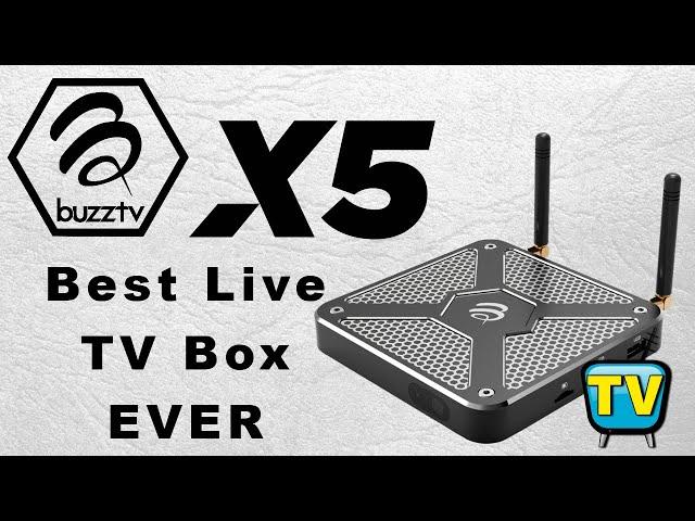 BuzzTV X5 128AI Android 11 TV Box - You've never seen TV like this!